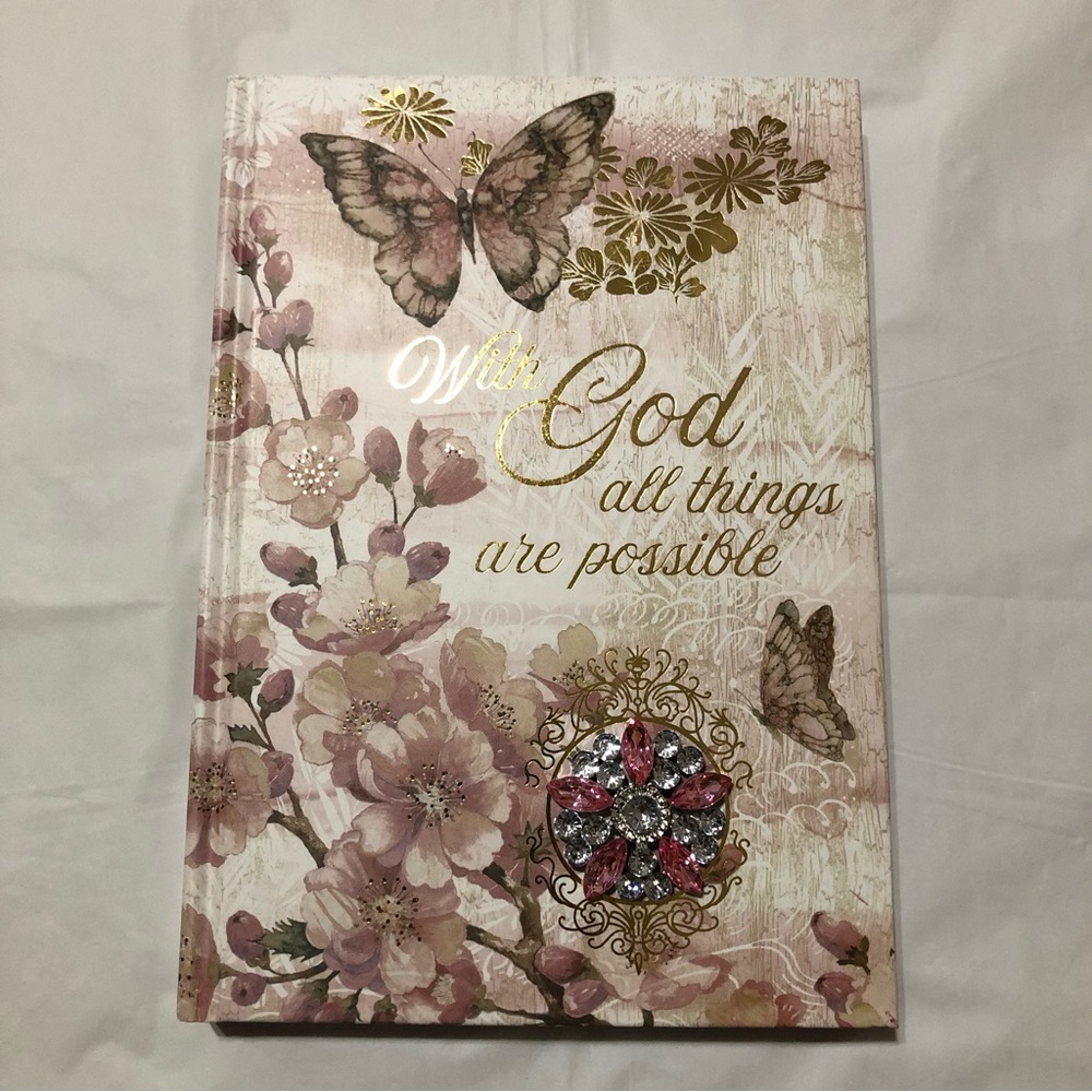 Pooch & Sweetheart "With God all things are possible" Journal (Hardcover)